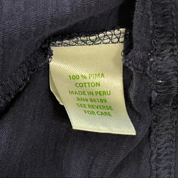 Lilly Pulitzer Dress Cassie Slub Cotton Navy Size Small - Picture 6 of 10